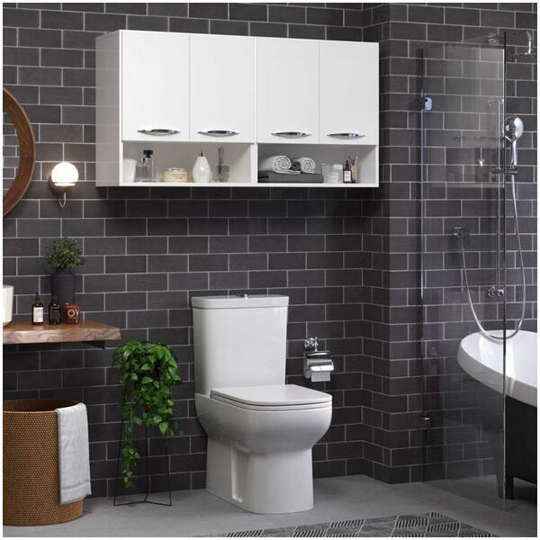 Nicho De Parede Decorativo E P/ Lavanderia 4 Portas