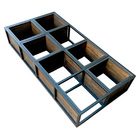 Nicho De Parede Estilo Decoração Industrial Ferro E Madeira M