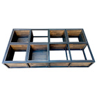 Nicho De Parede Estilo Decoração Industrial Ferro E Madeira M