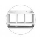 Nicho De Parede Para Banheiro Porta Toalha Em Mdf Branco