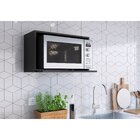 Nicho De Parede Para Microondas Funcionale  Preto