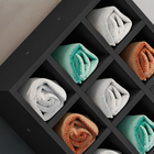 Nicho De Parede Porta Toalha Para Salão Barbearia 9 Divisões