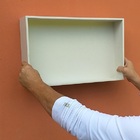 Nicho De Porcelanato Bege Para Pendurar Na Parede (60 Cm X 30