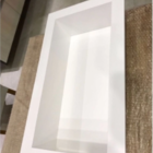 Nicho De Porcelanato Branco 50x30x10