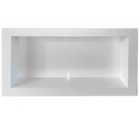 Nicho de Porcelanato com Borda Inteira Sem Emendas Branco Pol