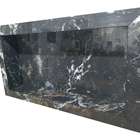 Nicho De Porcelanato Polido 40x30x10 Preto Marmorizado