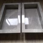 Nicho De Porcelanato Polido 60x30x10 Cinza Marmorizado.