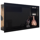 Nicho De Porcelanato Preto Nero Para Banheiro 60x32cm