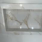 Nicho De Sobrepor Porcelanato  Calacata Oro Supremo.