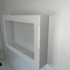 Nicho De Sobrepor Porcelanato Branco.