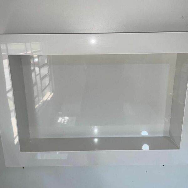 Nicho De Sobrepor Porcelanato Branco.