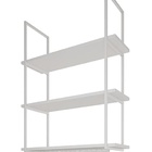 Nicho De Teto Para Cozinha 95cm Branco Com Prateleira Branca