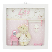 Nicho Decorado Ursinha Quartinho Rosa Quarto Bebê