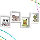 Nicho Decorativo 33cmx30cm Aquarela Branco