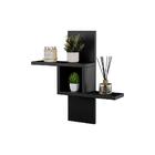 Nicho Decorativo Cross Preto Para Banheiro Lavabo