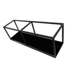 Nicho Decorativo De Parede Em Metalon C/ Prateleira Em Mdf 12