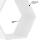 Nicho Decorativo Hexagonal Em Mdp - Branco