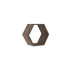 Nicho Decorativo Hexagonal Em Mdp - Rústico