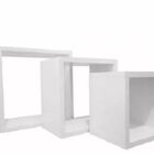 Nicho Decorativo Kit Com 3 Unidades, Pequeno, Médio E Grande