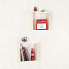 Nicho Decorativo Mdf/pinus Branco 30cm Com Suporte Invisível