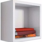 Nicho Decorativo Quadrado 31x31x15 Branco.