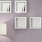 Nicho Decorativo Quadrado 31x31x15 Branco.