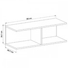 Nicho Decorativo Requinte 100% Mdf Branco Line - Móveis Castro