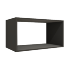 Nicho Decorativo Retangular 60x30x30 Mdf Plancasa Preto