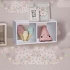 Nicho Duplo 40x20x20 Branco Em Mdf