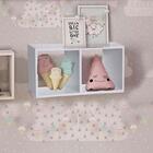 Nicho Duplo 60x30x20 Branco Em Mdf