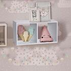 Nicho Duplo 60x30x20 Branco Em Mdf