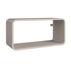 Nicho Duplo Para Quarto 62,5x30cm Curve Bege Dunas