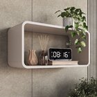 Nicho Duplo Para Quarto 62,5x30cm Curve Bege Dunas