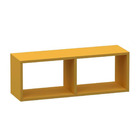 Nicho Duplo Retangular Amarelo