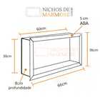 Nicho em Granito Itaunas 50x30x8