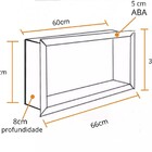 Nicho em Granito Itaunas  60x30x8
