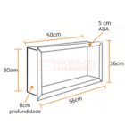 Nicho Em Granito Preto Indiano 60x30x8