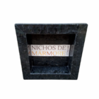 Nicho Em Granito Verde Perola 30x30x8