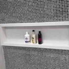 Nicho Em Mármore Branco Prime C/ Fundo 40x60