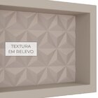Nicho Em Mármore Sintético Texturizado Com Led 30x30cm Cozima