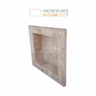 Nicho Em Mármore Travertino 30x30x8