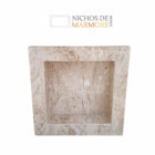 Nicho Em Mármore Travertino 30x30x8