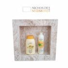 Nicho Em Mármore Travertino 30x30x8