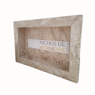 Nicho Em Mármore Travertino 50x30x8