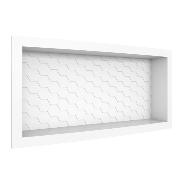 Nicho Em Plástico Injetado 60x27 Inhumas Branco