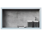 Nicho Em Porcelanato Banheiro Cinza Pulpis Promoçao 62x32 Cm