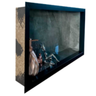 Nicho Em Porcelanato Cinza Grafite Polido 60x32cm Lomina