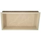 Nicho Em Porcelanato Para Banheiro Porta Shampoo - Bege