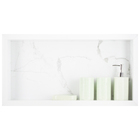 Nicho Em Porcelanato Para Banheiro Porta Shampoo - Carrara