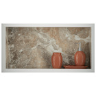 Nicho Em Porcelanato Para Banheiro Porta Shampoo - Durag